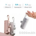 thumbnail image 6 of Fast Charging 5000 mAh Mini Portable Power Bank With (Head) &  Android (Type-C) Strap / Cord & Stand, 6 of 11