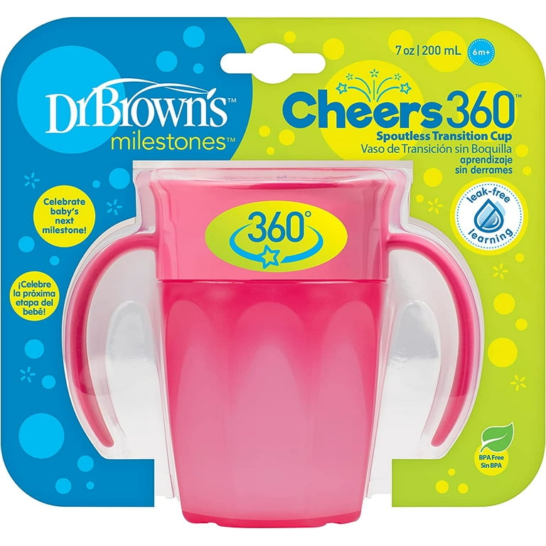Dr. Brown's® Milestones™ Cheers360™ Cup w/ Handles, 7 oz/200 mL