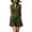 Army Green, variant on Enjoytime 2 Piece Sets for Women Dressy Business Casual Summer Outfits Stand Collar Button Down Tank Tops with Shorts Matching Set