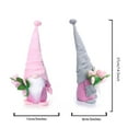 thumbnail image 3 of TETOU Spring Easter Gnome Plush Bunny Faceless Gnome Plush Doll with Flower Easter Decor for Mom, 3 of 6