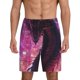 thumbnail image 1 of Balery Neon Futuristic Dragon Pantalones cortos de pijama de punto de algodón para hombre con cinturilla y bolsillos-Small, 1 of 6