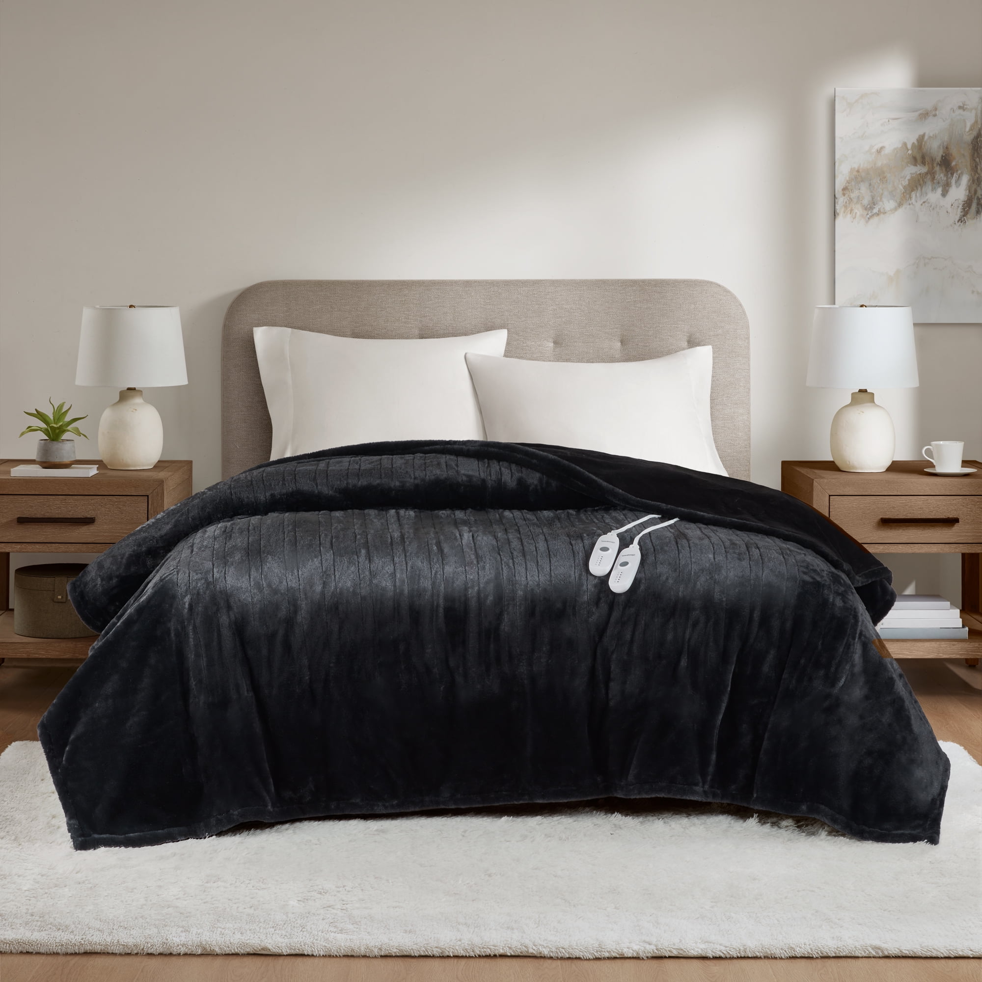 Beautyrest Luxury Faux Fur Heated Blanket