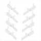 thumbnail image 1 of 8 Clips de Repuesto para Cenefa de Persiana Vertical, para Cortinas Opacas, de Material Pompón, Fáciles de Instalar, para Uso en Casa o en la Oficina., 1 of 5