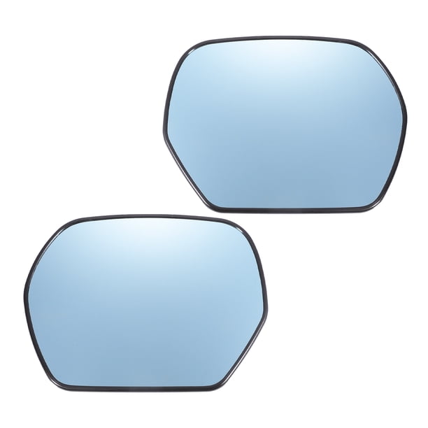 Reemplazo de vidrio del espejo retrovisor calefaccionado azul con respaldo para Honda Odyssey 09-13, 1 pieza
