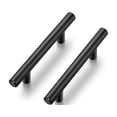 thumbnail image 1 of Tiradores para Gabinetes Ravinte Acero Inoxidable Negro Mate 12,7 cm, 1 of 7