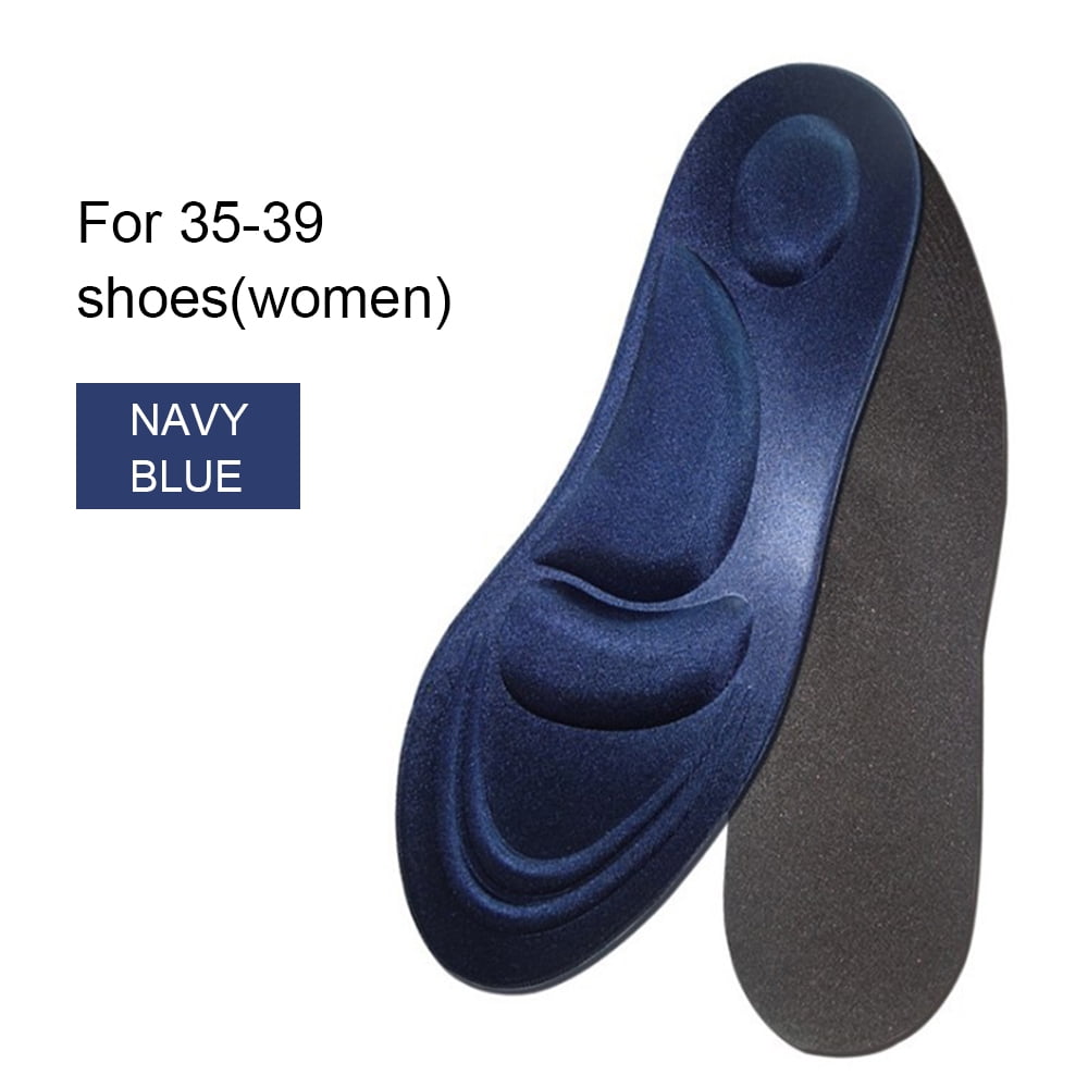 Memory Foam Flexible Damping Foot Care Massage Insoles Thicker Nonslip