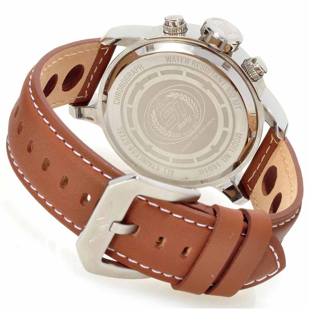 Invicta Men's New 16009 S1 Rally Analog Display Japanese Quartz Brown Watch