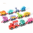 thumbnail image 5 of BESTSKY 2026 New Wooden Dinosaur Train Set for Toddlers-Dinosaur Toys and Number Train,Perfect for Toddler Activities,Birthdays,And Educational Gifts for Boys Aged 3-5, 5 of 7