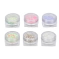 thumbnail image 2 of Polvo Fino De Purpurina Para Uñas, Colores Mezclados, 6 Cajas, Polvo De Purpurina Para Decoración De Uñas, Encantador Para Uso Doméstico, 2 of 7