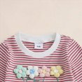 thumbnail image 5 of HCNTES Baby Girl Clothes Winter Toddler Girl Clothes Winter Outfits 2Pcs Clothes Set 3D Flower Fall Winter Outfits Long Sleeve Sweatshirt Pullover Cute Pants Set, 5 of 8