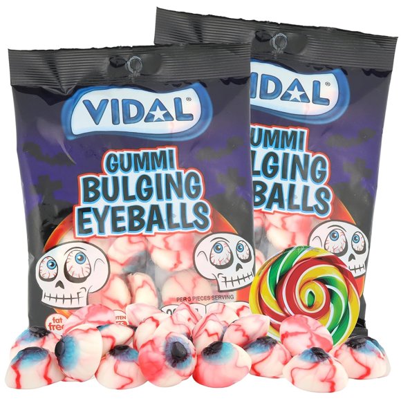 Gummi Eyeballs - 4.4 Pound Bulk Bag Of Spooky Halloween Gummy Candy