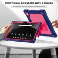 thumbnail image 2 of FIEWESEY for Walmart Onn 11 inch Tablet Pro 2024 Model Case/Onn 11 inch Tablet Pro (100146660) 2024 Case Kids Friendly with Shoulder Strap Stand 2Pcs Tempered Glass Screen Protector (NavyPink+2Pcs), 2 of 7