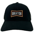 thumbnail image 2 of Brixton Men's Truss X MP Mesh Trucker Cap Hat (Black), 2 of 4