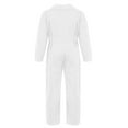 thumbnail image 2 of Kvysinly Kids Boiler Suit Khaki Coveralls Jumpsuit Protective Overalls for Boys Girls Long Sleeve Ivory 8, 2 of 5