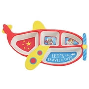Angle View: Airplane Shape Bowls Plate Dinnerware Food Container Infant Kids Feeding Dishes;Airplane Shape Bowls Plate Dinnerware Food Container Kids Feeding Dishes