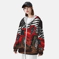 thumbnail image 3 of Balery tractor Sudadera ligera de manga larga con capucha y protección solar UPF 50+ para hombre y mujer, ideal para pesca y running-Large, 3 of 7
