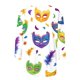 thumbnail image 5 of TaTaai Carnival Women's Casual Print Round Neck 3/4 Sleeve T-Shirt Loose Top Gift, 5 of 5