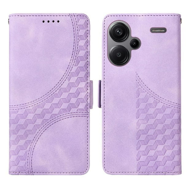 Funda GANGXUN para Xiaomi Redmi Note 13 Pro Plus 5G con diseño acolchado elegante, cuero PU, protección total y ajuste preciso
