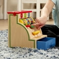 thumbnail image 6 of Melissa & Doug Spin and Swipe Wooden Toy Cash Register With 3 Play Coins, Pretend Credit Card, 6 of 9