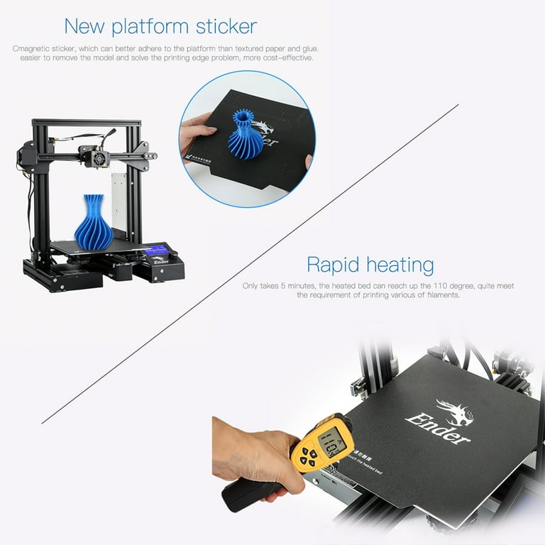 Creality 3D Ender-3 Pro High Precision 3D Printer DIY Kit MK-8 Extruder  with WiFi Box Intelligent Assistant 