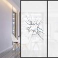 thumbnail image 2 of Long Self-adhesive Window Door Film Rip window film Waterproof Broken Pattern Glass Sliding Door Bathroom Window Stickers Waterproof, 2 of 5