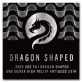 thumbnail image 4 of 2024 Fiji 2 oz Dragon Shaped Silver High Relief Antiqued Coin, 4 of 4