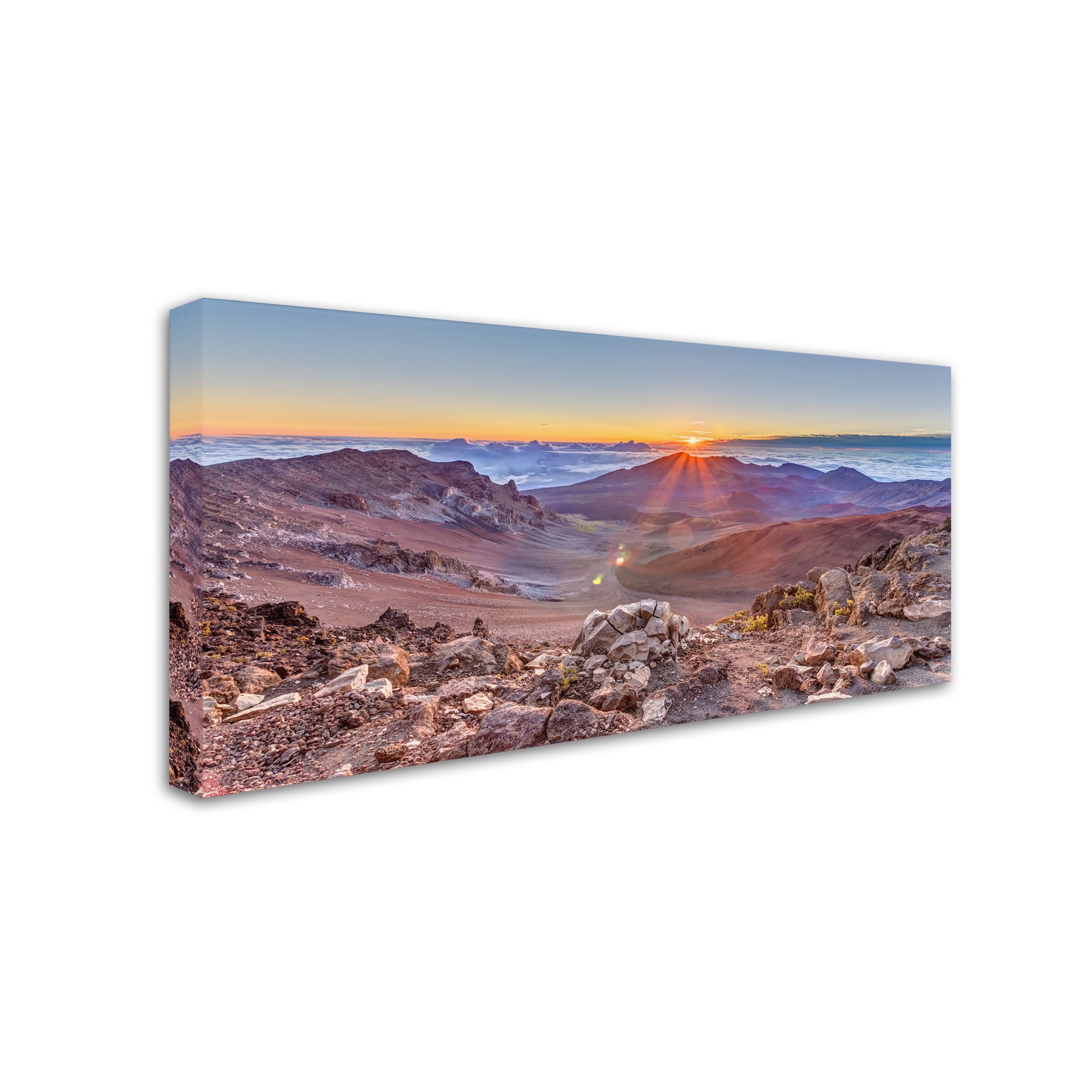 Trademark Fine Art 'Haleakala Sunrise' Canvas Art by Pierre Leclerc