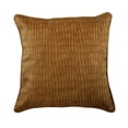 thumbnail image 1 of Throw Pillow Cover With Zipper, 22x22 Pillow Cover Tan, Pillow Cover 22x22 inch (55x55 cm) Brown, Faux Leather Throw Pillow Cover, Handmade Pillow Cover, Solid - Tan Texture, 1 of 3
