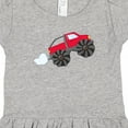 thumbnail image 4 of Inktastic Red Monster Truck Action Girls Toddler Dress, 4 of 5