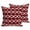 Red, variant on Throw Pillow Covers 18x18 Inch Set of 2 Moroccan Pattern Decorative Pillows Cushion Case Soft Square Pillowcases Green Geometric Trellis Throw Pillows for Couch Sofa Bed Chair Home Decor
