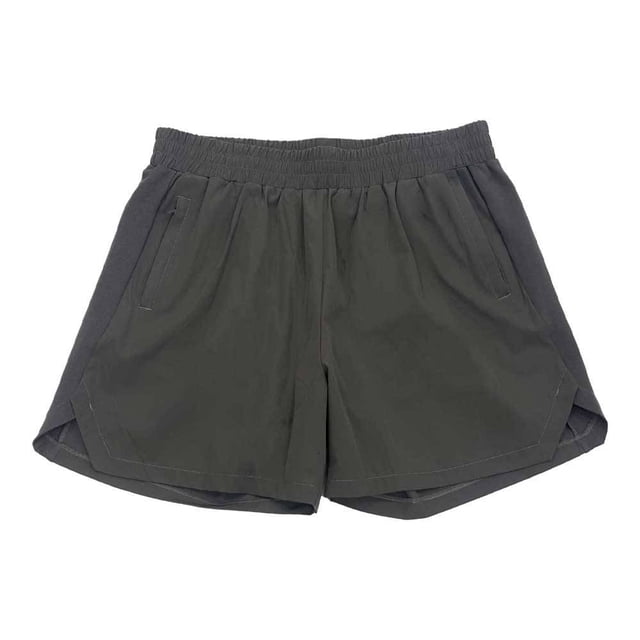 Bermuda Athletic Works para Caballero Liso Gris Talla EG
