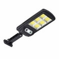 thumbnail image 3 of Lámpara de pared solar impermeable con detección de movimiento, luz de pared para exteriores, patios, jardines y control remoto., 3 of 14