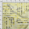 thumbnail image 3 of oneOone Viscose Chiffon Yellow Fabric Stripes Dress Material Fabric Print Fabric By The Yard 42 Inch Wide, 3 of 4