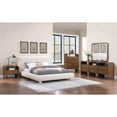 thumbnail image 2 of Meridina Furniture Giada Brown Solid Wood And Veneer Nightstand, 2 of 11