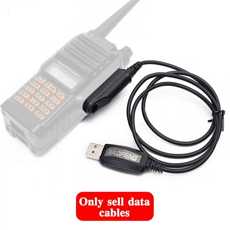 Baofeng UV-9r Plus Waterproof Walkie Talkie USB Programming Cable