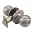 thumbnail image 1 of Design House 781880 Ball 2-Way Latch Entry Door Knob, Adjustable Backset, Satin Nickel Finish, 1 of 16