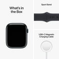 thumbnail image 5 of Restored Apple Watch Series 8 Cellular 45mm Midnight Small Medium Band LTE, Heart Rate, Crash Detection - Refurbished Fair, 5 of 5