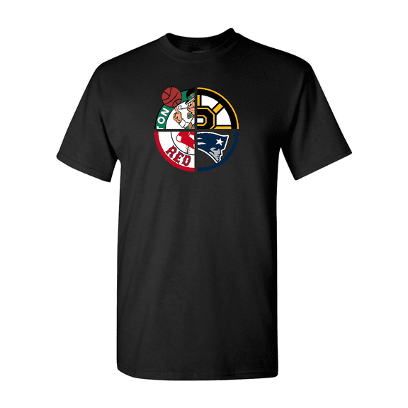 Boston Sports Teams Fan Inspired Mashup Graphic Essential Unisex T-Shirt V80313, up to size 5XL