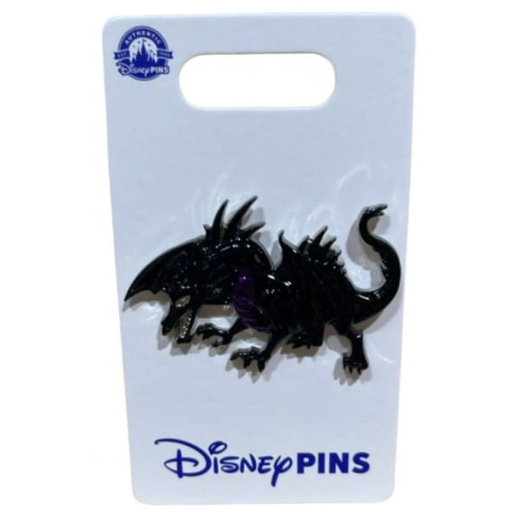 Disney Parks Metallic 3D Sculpted Maleficent Dragon Pin New with Card