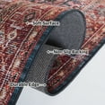 thumbnail image 5 of SAFAVIEH Tucson Faith Traditional Machine Washable Area Rug, Rust/Green, 10' x 14', 5 of 9