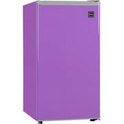 RCA RFR321-B-Black-COM RFR321 Single Mini Refrigerator-Freezer Compartment-Adjustable Thermostat Control-Reversible Doors-Ideal for Dorm, Office, RV, Garage, Apartment-Black Cubic Feet, 3.2 CU.FT