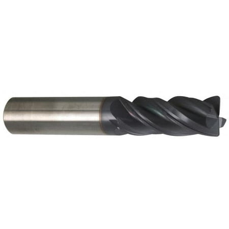 

Accupro 5/16 Diam 4 Flute Single End Solid Carbide 0.02 Corner Radius End Mill AlTiN 2-1/2 OAL 13/16 LOC 5/16 Shank Diam Variable Helix RH Cut RH Flute Centercutting
