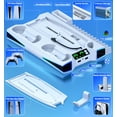 thumbnail image 4 of PS5 Stand Cooling Station for PS5/PS5 Slim with Controller Charger, ESYWEN PS5 Accessories for PlayStation 5- White, 4 of 7