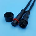 thumbnail image 2 of 5 Pairs IP65 Waterproof 2/3-Pin 22AWG Wire LED Male and Female Cable Connector, 2 of 9