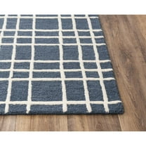 Alora Decor Lofton Blue 7'9"X9'9" Tufted Wool Rug