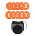 thumbnail image 3 of GARENDE 10x Numbered Floor Spoting Markers for Court Floor Indoor Outdoor Basketball Orange, 3 of 9