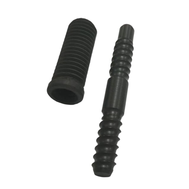 Tornillo de inserción para pasador de unión de taco de billar, piezas de repuesto 3/8 x 8, fácil de instalar. Negro