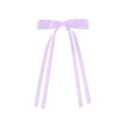 thumbnail image 1 of 2 Pcs Pinces à Cheveux pour Femmes Ruban à Franges Nœud Pinces à Cheveux avec Longue Queue Pinces à Cheveux Solides Accessoires pour Cheveux Longs Barrettes avec Nœud, 1 of 5