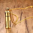 thumbnail image 1 of Collar de urna con colgante dorado perfecl para cenizas 60cm, 1 of 8