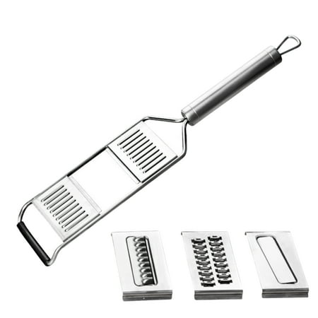 

Sukalun Cheese Grater | 3 in 1 Multifunctional Grater | Stainless Steel Food Slicer Vegetable Grater Kitchen Gadgets for Parmesan Cheese Lemon Garlic Nutmeg Chocolate